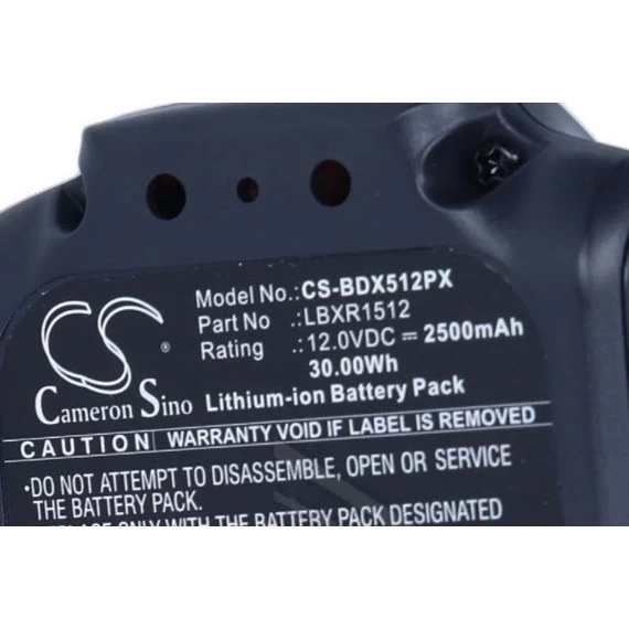 Black & Decker akkumulátor 12V 2500mAh