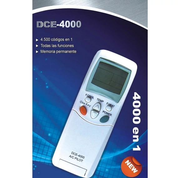 DCE4000 univerzális klíma-távirányító