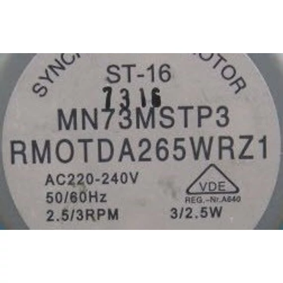 Tányérforgató motor ST16 MN73MSTP3