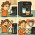 Philips LatteGo 5000 tejtartály, fekete