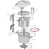 Delonghi olajsütő tömítőgyűrű ~30mm 
