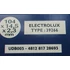 Electrolux porszívó ékszíj ZMH28481 2db  *