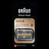 92B - Braun Series 9 nyírófej egység, fekete kerettel 