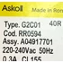 Askoll G2C01 szivattyú 
